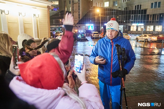 Дмитрий Губерниев провел тренировку в Центральном парке | Источник: Александр Ощепков / NGS.RU