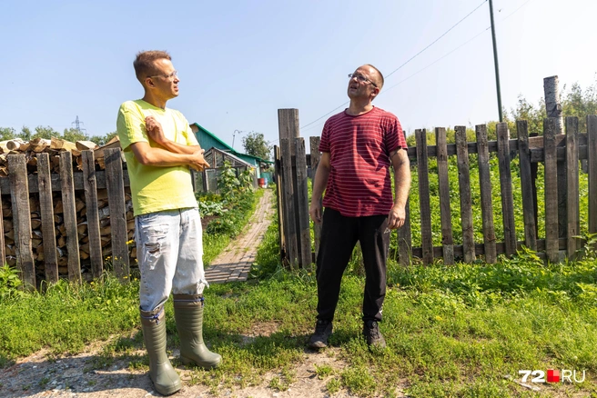 Дмитрий не переживает по поводу паводка  | Источник: Ирина Шарова / 72.RU 