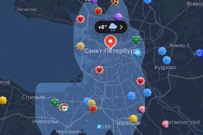 Над Петербургом появилось облако в виде кота