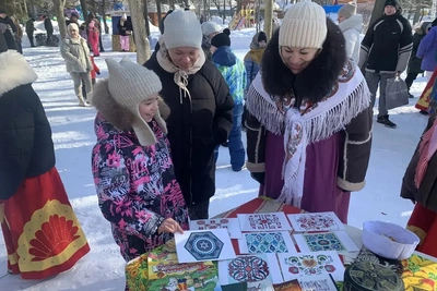 Кузнечане проводили Масленицу в парке