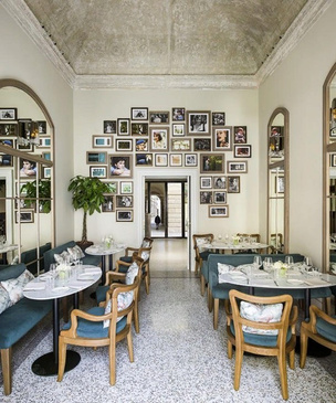 Миланский ресторан в двухсотлетней вилле