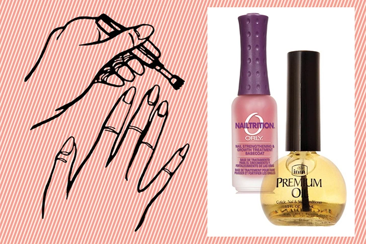 Укрепляющее покрытие NailTrition, Orly; масло для ногтей и кутикулы Premium Oil, INM 