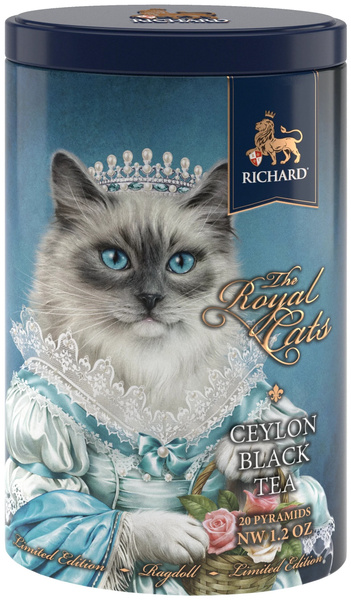 Чай черный Richard Royal Cats в пакетиках, подарочный набор