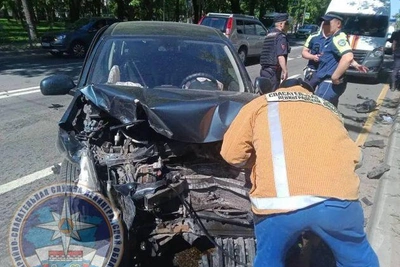 Депутат на Mustang попал в ДТП в Приозерске