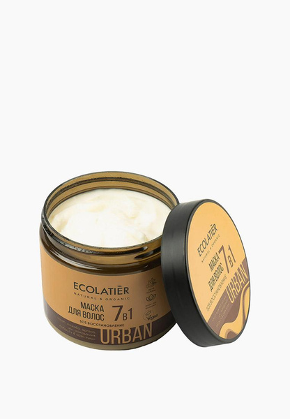 Маска для волос Ecolatier SOS восстановление 7 в 1 какао & жожоба 
