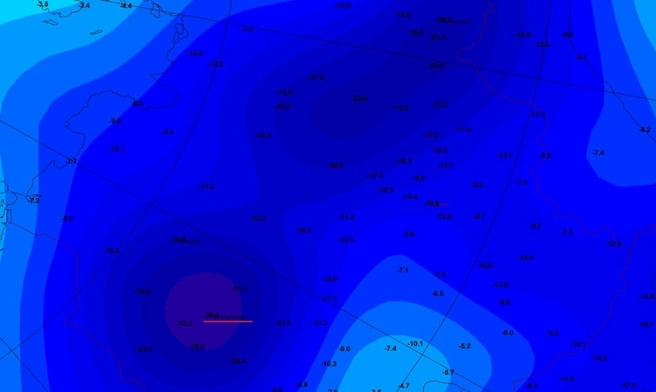 Первые -30 градусов зафиксированы в России. Куда пришли аномальные морозы | Источник: Погода от шефа. Михаил Леус / Телеграм