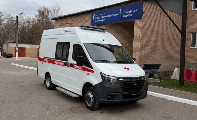 Шацкая районная больница получила новый автомобиль скорой помощи | Источник: Правительство Рязанской области