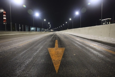 По новому мосту в Новосибирске пустили транспорт