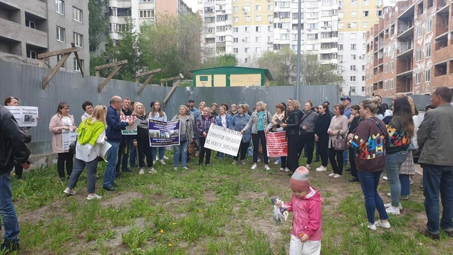 Несколько дней назад дольщики записали видеообращение к президенту | Источник: Татьяна Акушова
