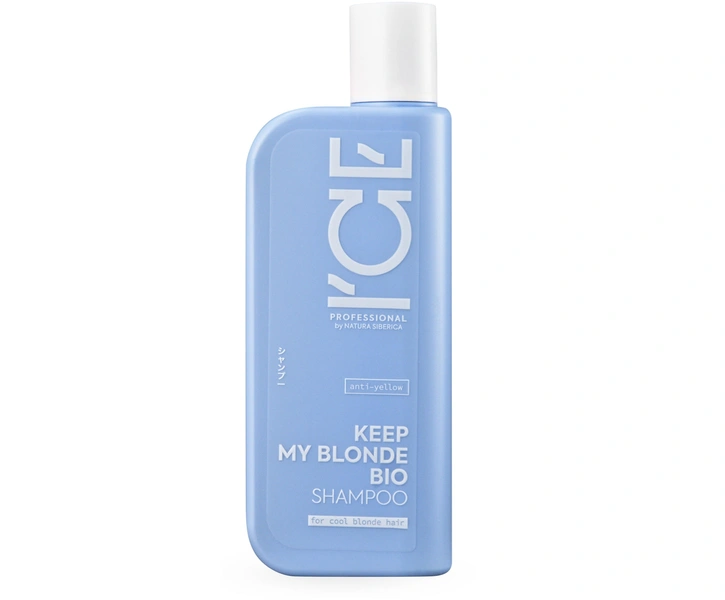 ICE PROFESSIONAL by NATURA SIBERICA KEEP MY BLONDE SHAMPOO anti-yellow / Тонирующий шампунь для светлых волос, 250 мл