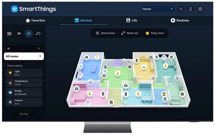 Умный дом SmartThings: технологии XXI века от Samsung | Источник: samsung.com