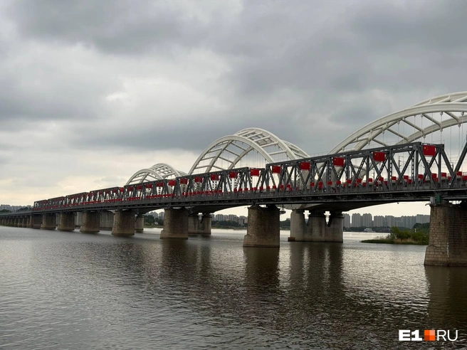 Местные называют мост «булочкой» из-за характерного арочного изгиба | Источник: Дарья Манохина / E1.RU