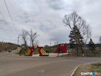 Это вход в парк Победы | Источник: Дарья Кливенкова / CHITA.RU