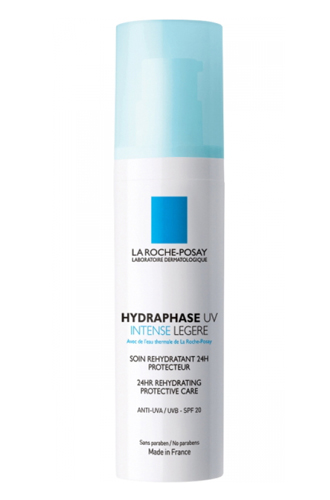 Интенсивно увлажняющий флюид Hydraphase UV Intense Legere продолжительного действия для обезвоженной кожи лица на основе термальной воды La Roche-Posay. Прекрасно увлажняет и насыщает кожу влагой.