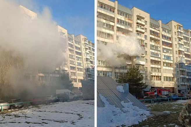 Сообщение о пожаре поступило в 16:39 | Источник: читатель НГС