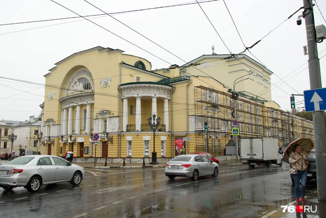 Реставрация Волковского театра должна завершиться к 2027 году | Источник: Кирилл Поверинов / 76.RU