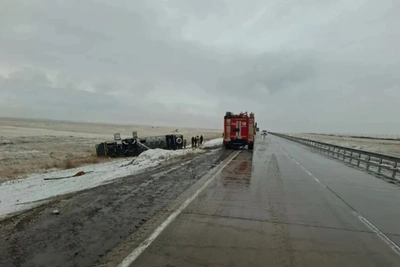 Автобус перевернулся в Забайкалье: 13 раненых, один погиб