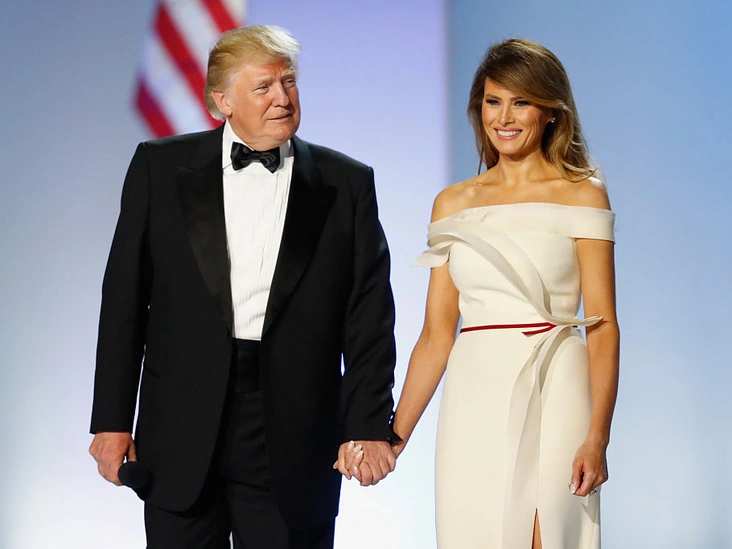 Дональд и Мелания Трамп на балу в честь инаугурации 45-го президента США, Вашингтон, 20 января 2017