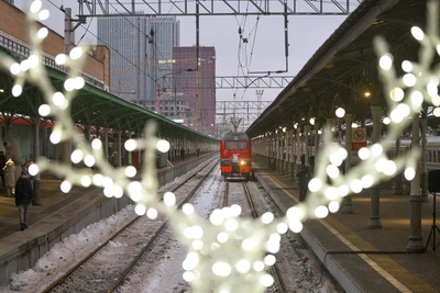 Поезда в Москву задерживаются из-за снегопада на Кубани