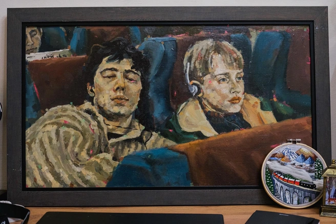 Одна из работ Кирилла&nbsp;— узнаете героев? | Источник: Тимофей Калмаков / 59.RU