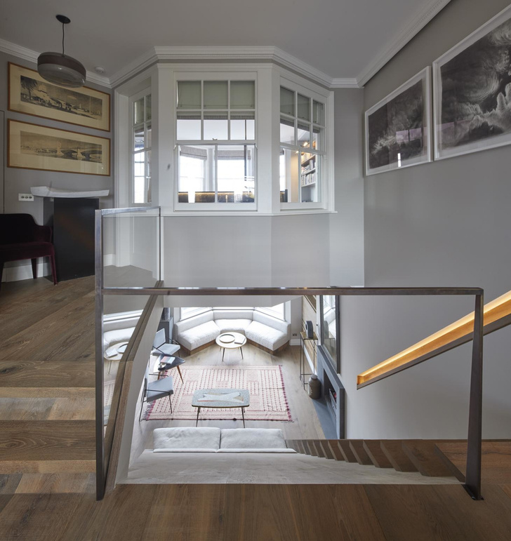 Лондонская квартира с деревянной лестницей от Deca Architecture (фото 6)