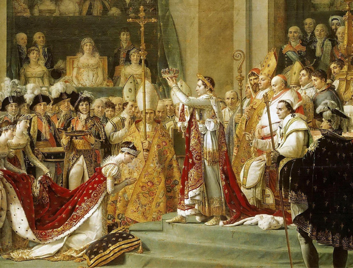 Дополненная реальность: 8 интересных деталей картины «Коронация императора Наполеона I и императрицы Жозефины»