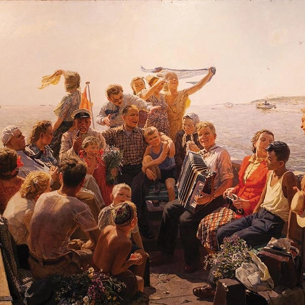 Варламов, «По Волге широкой», 1954 | Источник: музей Фаберже