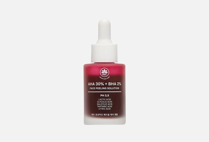 Пилинг для лица кислотный AHA30% + BHA2%, Name Skin Care