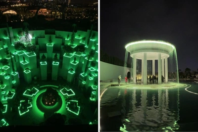 Краснодарка показала Парк облаков ночью