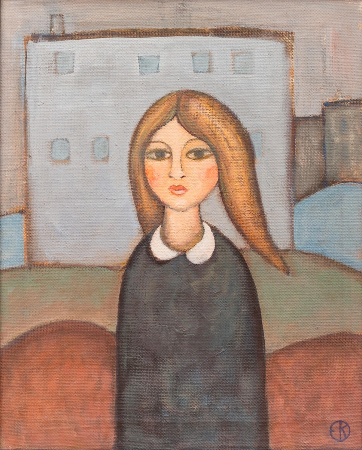 Евгений Кропивницкий. «Женский портрет», 1958. Холст, масло. | Источник: архивы пресс-служб