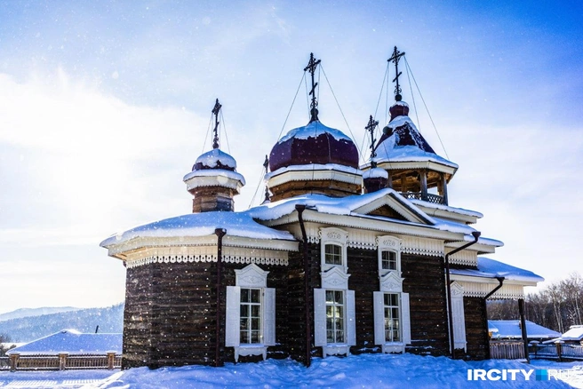 Троицкая церковь в недавно открытой зоне Московского тракта. В перспективе в «Тальцах» будут культовые сооружения всех религий | Источник: Алина Ринчино / «ИрСити»
