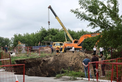Причина обрушения грунта в Горском микрорайоне