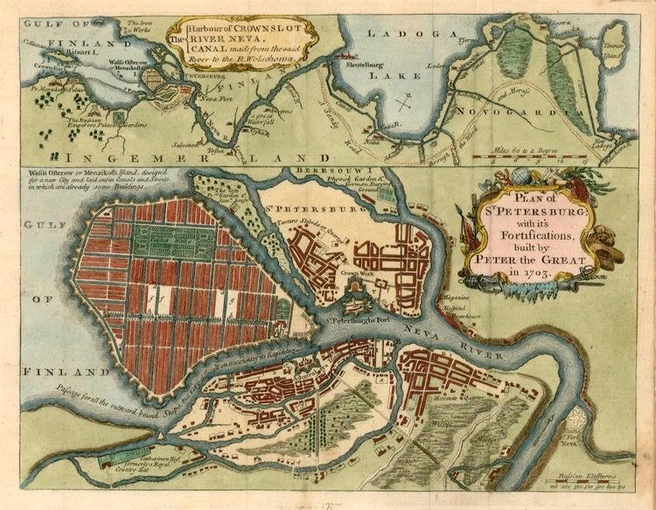Источник: план Санкт-Петербурга 1703 года
