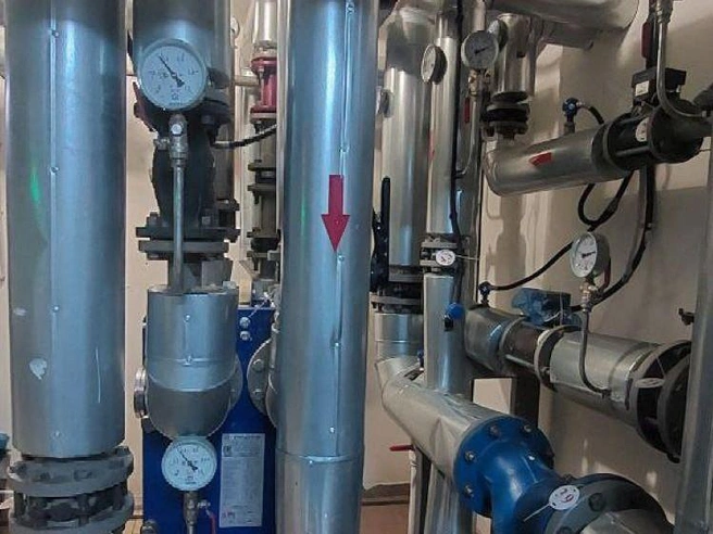 Индивидуальный тепловой пункт в котельной | Источник: УК «Платовское» / Telegram