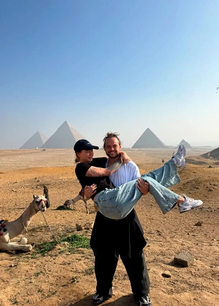 Саша Митрошина с мужем Тимуром Кошкаровым