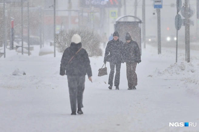Видимость на улицах плохая  | Источник: Александр Ощепков / NGS.RU