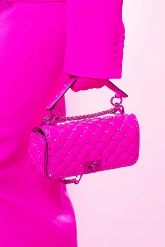 Сумка коллекции Rockstud в цвете Pink PP
