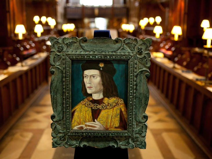 Портрет Ричарда III в Кафедральном соборе Лестера