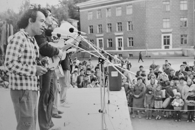 Выступление трямовцев в Салавате в 1987 году | Источник: Александр Мичурин / Vk.com