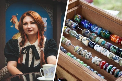 Perm woman crafts unique glass beads inspired by archaeology