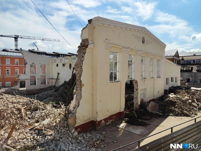 Мытный рынок в центре Нижнего Новгорода снесли в августе | Источник: Наталья Бурухина / NN.RU
