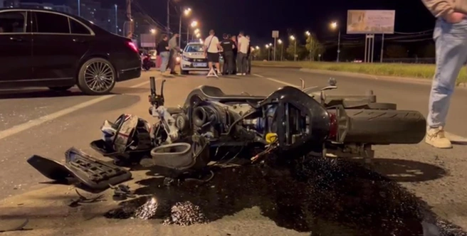 Иномаркой управлял парень 22 лет. Байком&nbsp;— 20 | Источник: «Телеканал Тольятти 24 | Новости»