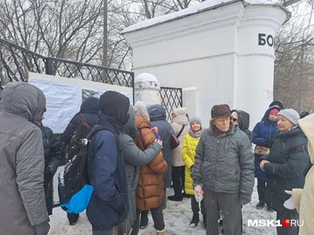 Люди оказались недовольны началом стройки | Источник: Арина Майорова / MSK1.RU