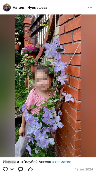 Наталья выращивает цветы, за которыми часто ухаживают и дети | Источник: Наталья Нурмашева / Vk.com 