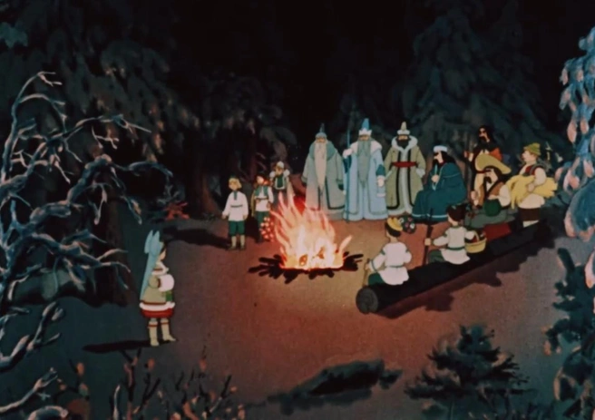 Мультфильм в итоге сняли в СССР | Источник: мультфильм «Двенадцать месяцев» (0+), реж. Иван Иванов-Вано, Михаил Ботов, «Союзмультфильм», 1956 год