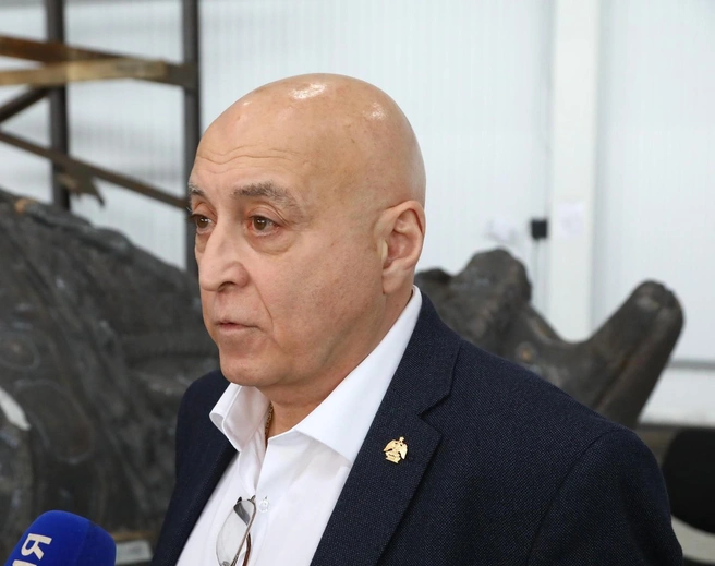 Александр Мирианашвили объяснил, что бронзовая копия сохранит статус объекта культурного наследия, а в документах просто поменяют тип материала | Источник: Валерий Шахов