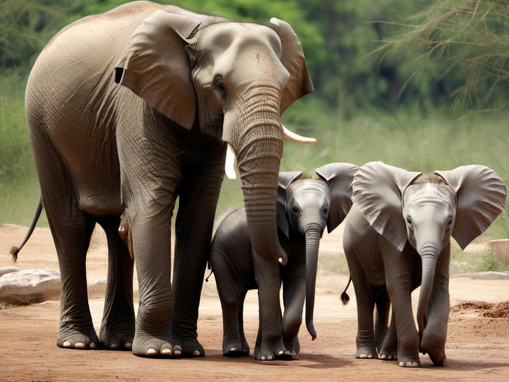 Как слоны воспитывают детей — 3 семейных правила, которые удивляют