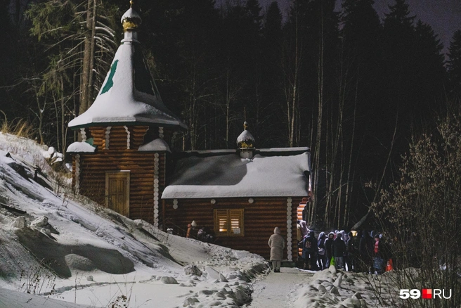 Это уже похоже на ночь крещенских купаний | Источник: Тимофей Калмаков