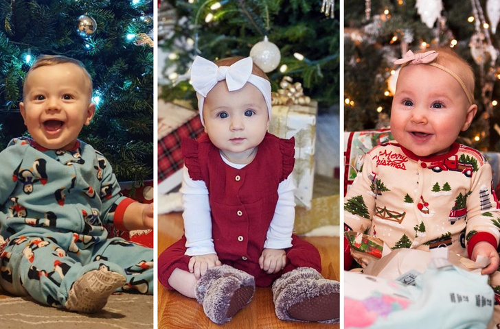 Новый год: 40 малышей, впервые встретивших праздник — фото, которые умилят до слез
