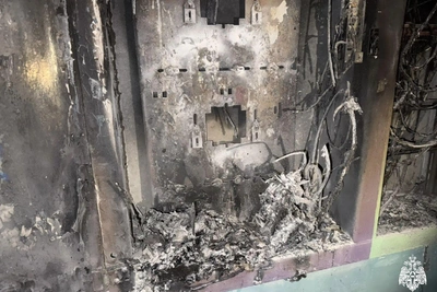 Ребенок отравился дымом при пожаре в Улан-Удэ